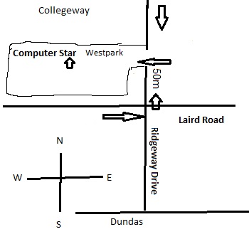 computer star directions