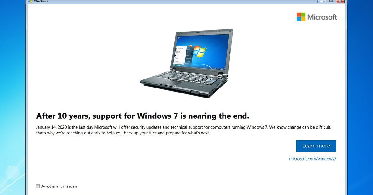 windows 7 end of life