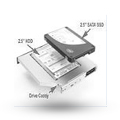 ssd caddy macbook pro imac bracket