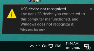 usb drive not recognised by computer data recovery